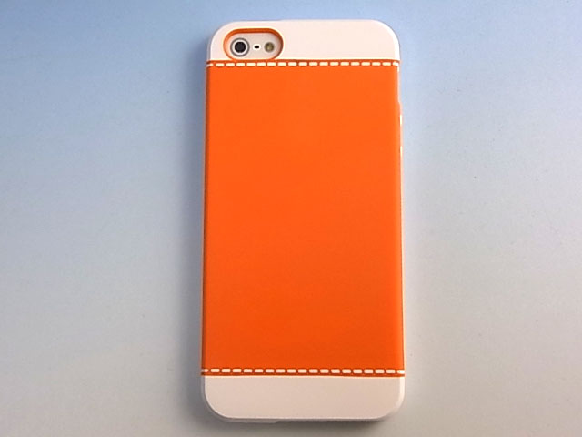 ★送料無料★　【iPhone 5 対応】　かわいい　ソフトケース　iPhoneケース！オレンジ