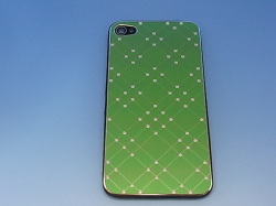 ★送料無料★　iPhone 4S 専用　メタルバックパネル( metal green) グリーン