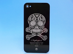 ★送料無料★　iPhone 4S 専用　mastermind(マスターマインド)　バックパネル　ガラス No2