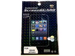【iPhone4S / 4用 液晶保護フィルム】プライバシー・のぞき見防止タイプ