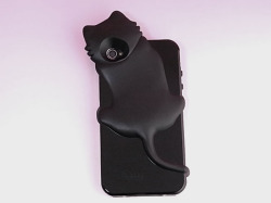 ★送料無料★　【iPhone4 / 4S対応】　kiki　キキ　TPUタイプ　ブラック　iPhoneケース！
