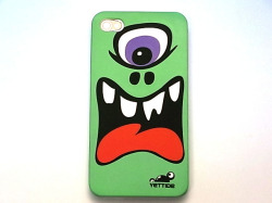 ★送料無料★　【iPhone4 / 4S対応】　YETTIDE　Funny Face Case　ファニーフェイス　The First Monster, Green！