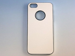 ★送料無料★　【iPhone 5 対応】　シンプル　マットタイプ　ハードケース　iPhoneケース　ホワイト！