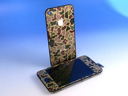 ★宅配便　送料込★　iPhone 4S 専用　フロントパネル＋バックパネル　セット　ミリタリー　ダックハンター　迷彩タイプ！
