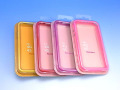 【iPhone4 / 4S対応】シリコン+ブラスチックタイプ　バンパー！選べる7色