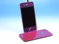 iPhone 4S 専用　フロントパネル＋バックパネル　セット　パープル/ゴールド　ミラータイプ！
