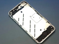 ★宅配便　送料込★　iPhone 4S 専用　サイド枠　フレーム　シルバー　メタリックフレーム！