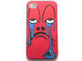 ★送料無料★　【iPhone4 / 4S対応】　YETTIDE　Funny Face Case　ファニーフェイス　Weep, Red　暗い所で発光する　夜光タイプ！