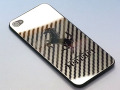 ★送料無料★　iPhone 4S 専用　フェラーリロゴ ミラータイプ バックパネル