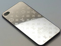 ★送料無料★　iPhone 4S 専用　LV風　ミラータイプ バックパネル