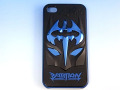 ★送料無料★　【iPhone4 / 4S対応】　BAT MAN　バットマン　3D　ハードケース　iPhoneケース！ブラック×ブルー