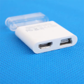 マイクロUSB・ミニUSBケーブル　Dockコネクタ　変換アダプター（micro/mini USB to Dock connector ） iPhone・iPod・iPad