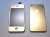 ★宅配便　送料込★　iPhone 4S 専用　フロントパネル＋バックパネル　セット　ゴールド　ミラータイプ！