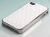 ★送料無料★　【iPhone4 / 4S対応】　かわいい　キルティング　レザー風　iPhoneケース　ホワイト！