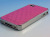 ★送料無料★　【iPhone4 / 4S対応】　かわいい　キルティング　レザー風　iPhoneケース　ピンク！