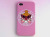 ★送料無料★　【iPhone4 / 4S対応】　HYSTERIC MINI 　ヒステリックミニ　サークル　ピンク　iPhoneケース！