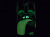 ★送料無料★　【iPhone4 / 4S対応】　YETTIDE　Funny Face Case　ファニーフェイス　Give Tongue Boy, Black　発光する　夜光タイプ！