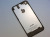 ★送料無料★　iPhone 4S 専用　スケルトン　透明　ガラス製！　ブラック　バックパネル