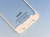 ★送料無料★　iPhone 4S 専用　スケルトン　透明　ガラス製！　ホワイト　バックパネル