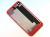 ★宅配便　送料込★　iPhone 4S 専用　フロントパネル＋バックパネル　セット　レッド　ミラータイプ！