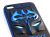 ★送料無料★　【iPhone4 / 4S対応】　BAT MAN　バットマン　3D　ハードケース　iPhoneケース！ブラック×ブルー