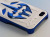 ★送料無料★　【iPhone4 / 4S対応】　BAT MAN　バットマン　3D　ハードケース　iPhoneケース！ホワイト×ブルー