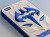 ★送料無料★　【iPhone4 / 4S対応】　BAT MAN　バットマン　3D　ハードケース　iPhoneケース！ホワイト×ブルー