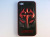 ★送料無料★　【iPhone4 / 4S対応】　BAT MAN　バットマン　3D　ハードケース　iPhoneケース！ブラック×レッド