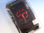★送料無料★　【iPhone4 / 4S対応】　BAT MAN　バットマン　3D　ハードケース　iPhoneケース！ブラック×レッド
