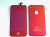 ★宅配便　送料込★　iPhone 4S 専用　フロントパネル＋バックパネル　セット　レッド　マジックミラータイプ！