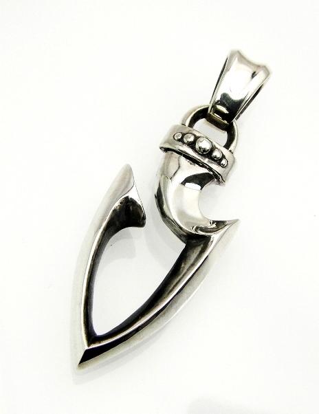 正規取扱 VASSER（バッサー） SPEAR HOOK PENDANT SILVER(スピアーフックペンダントシルバー)