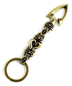 正規取扱 VASSER Spear Hook & 1Heart Link Key Chain(スピアーフック&1ハートリンクキーチェーンアンティークブラス)