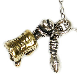VASSER VASSER（バッサー） Biker Boot Pendant Brass w/Silver