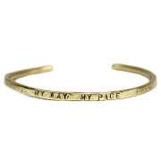 VASSER(バッサー)My Way My Pace Brass Bangle(マイウェイマイペースブラスバングル)