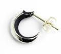 正規取扱 VASSER（バッサー） Crescent Hook Pierce Silver(クレッセントフックピアスシルバー)