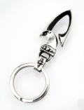 正規取扱 VASSER（バッサー） SPEAR HOOK KEY CHAIN SILVER(スピアーフックキーチェーン シルバー)