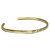 VASSER(バッサー)My Way My Pace Brass Bangle(マイウェイマイペースブラスバングル)