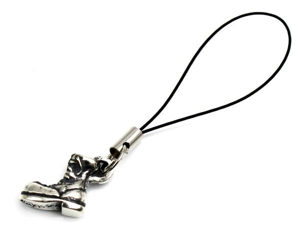 正規取扱 VASSER（バッサー） Biker Boot Phone Strap 2nd Silver(バイカーブーツ携帯ストラップ２nd シルバー)