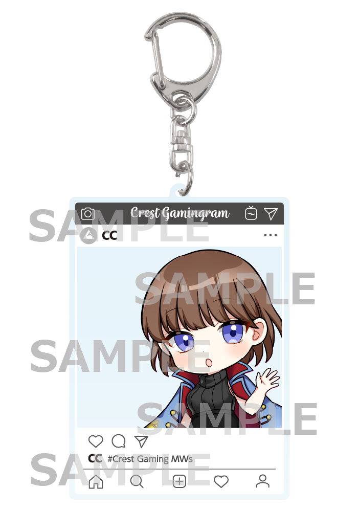 Crest Gaming 第五人格部門　グッズ第三弾　SNS風アクリルキーホルダー　CC(販売期間:2022年10月1日10:00-2022年10月10日23:59)