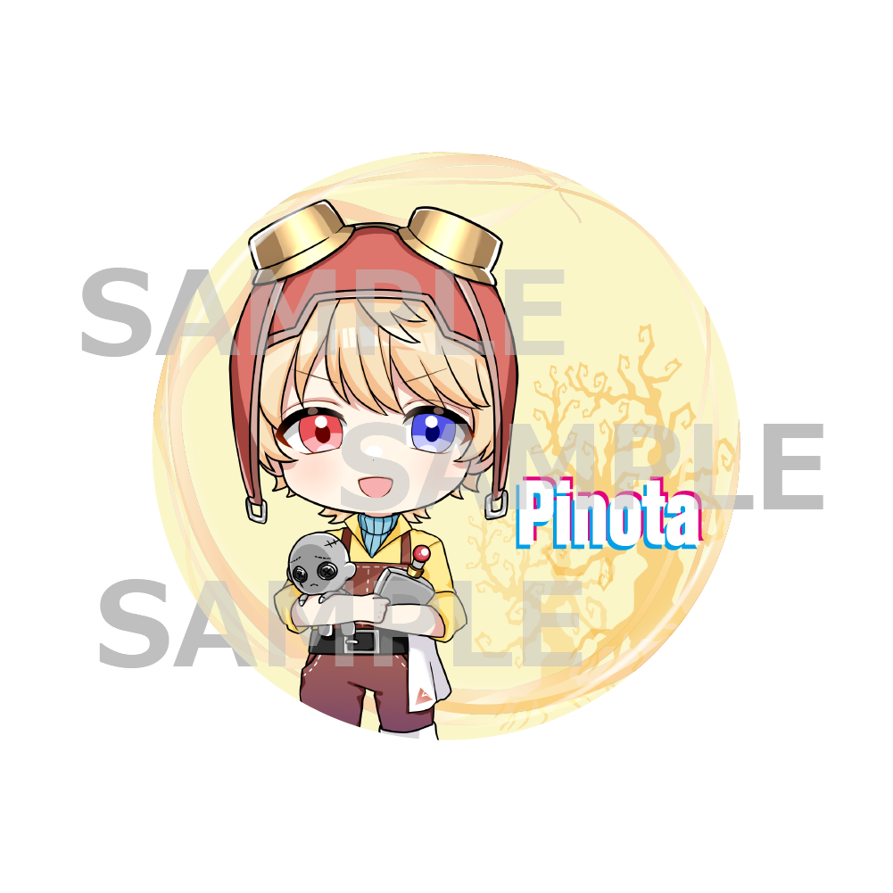 Crest Gaming 第五人格部門　グッズ第三弾　缶バッジ　PinoTa(販売期間:2022年10月1日10:00-2022年10月10日23:59)