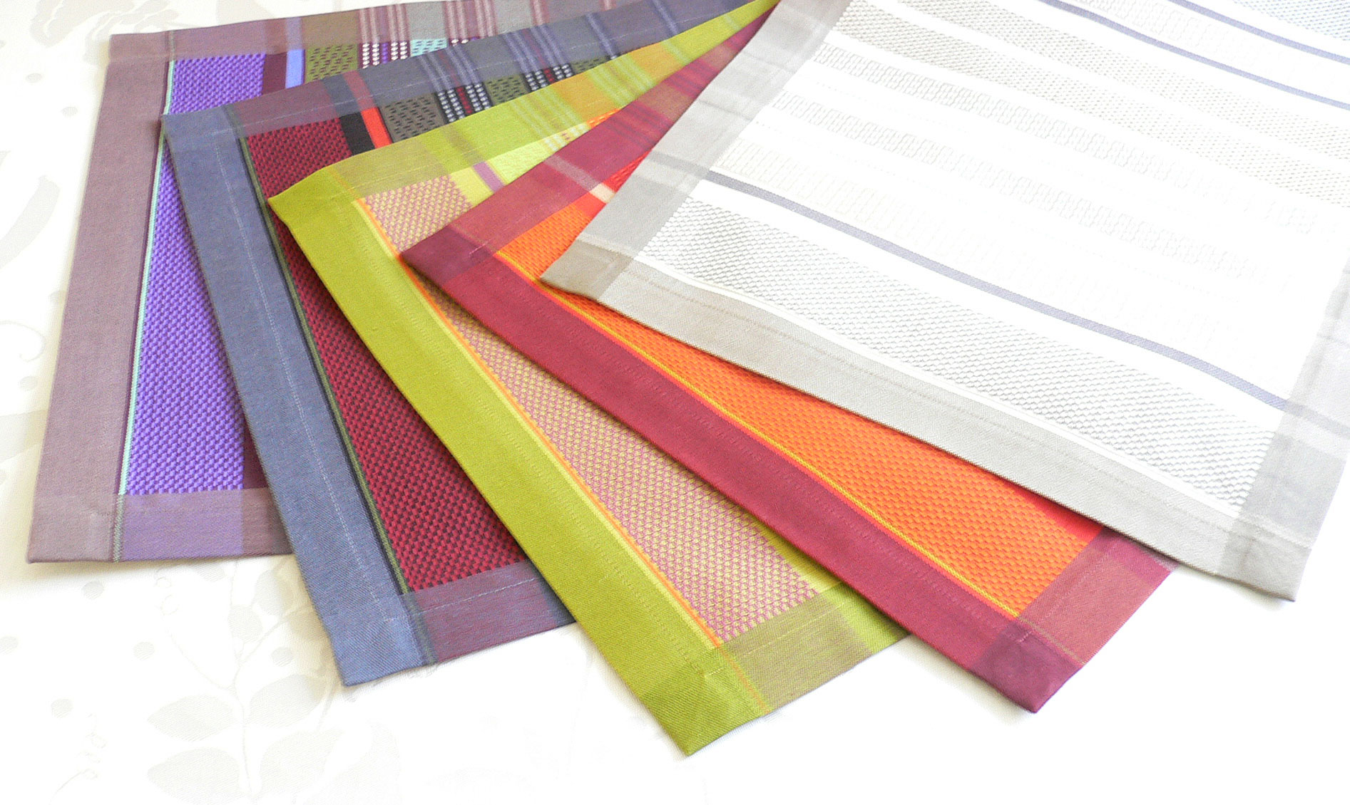 Le Jacquard Francais（ル・ジャカール・フランセ） Placemat（ランチョンマット）　ベーシックなストライプ柄