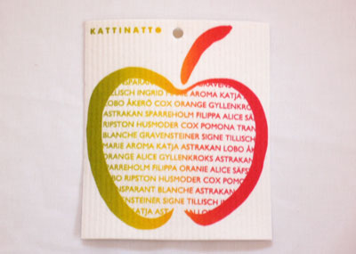 スポンジワイプ aplle text mix