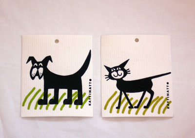 スポンジワイプ dog×grass