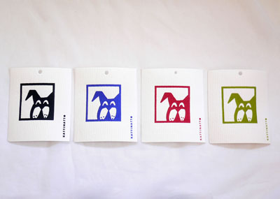 スポンジワイプ dog window black