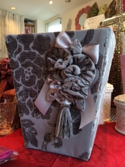 カルトナージュ　ダストボックス　エレガントグレー