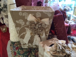 カルトナージュ　ダストボックス　エレガントベージュ