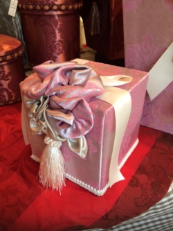 カルトナージュ　ペーパーボックス　エレガントピンク