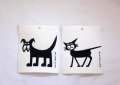 スポンジワイプ dog black