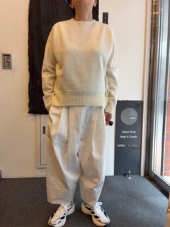 BOUSSOLE：ウールカシミアクルー