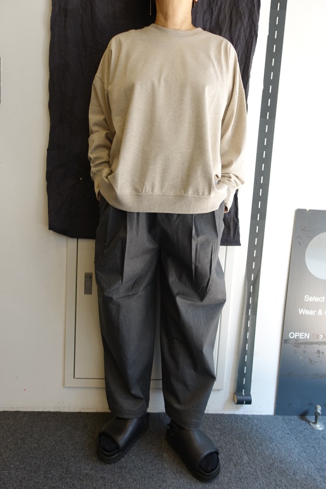 TRAVAIL MANUEL:コンパクトチノパームパンツ